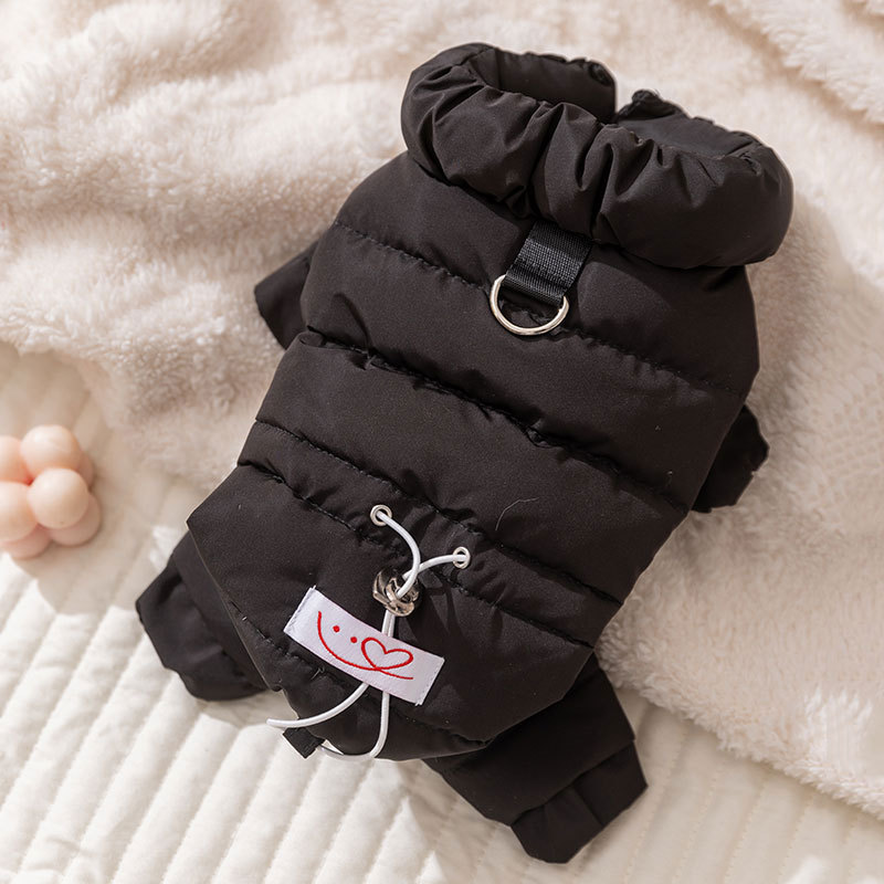 Ropa de mascotas otoño y invierno de cuatro patas de tracción de grafeno chaqueta de plumón para perros pequeños y medianos que osos Teddy ropa de mascotas cálidas image 7