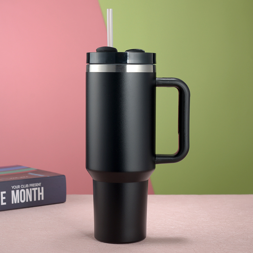 Vaso de aislamiento de acero inoxidable transfronterizo de Amazon Stanley con mango de segunda generación taza de automóvil taza de gran capacidad al por mayor