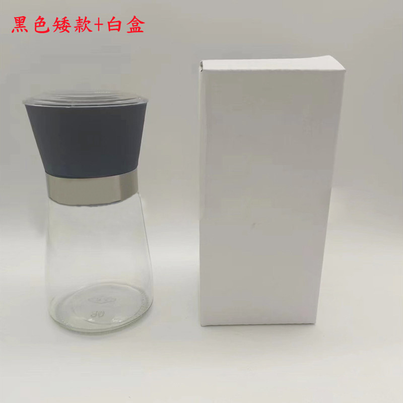 手动可调节研磨器304不锈钢研磨瓶海盐胡椒磨粉西餐烧烤用调料瓶|undefined