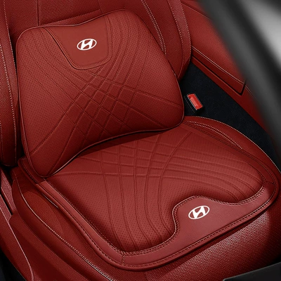 Waist support: Foam Lumbar Support, Comfortable Seat - volcanic-red-cushion-lumbar-support