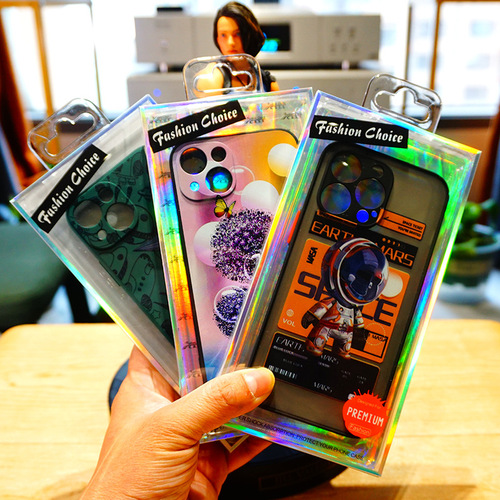 Transparent PVC mobile phone case plastic packaging suitable for Apple 13 mobile phone case packaging box mobile phone case packaging