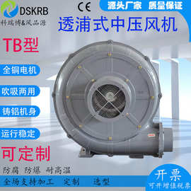 TB型负压除尘风机TB200-20透浦式中压风机 CX-10 15KW中压鼓风机
