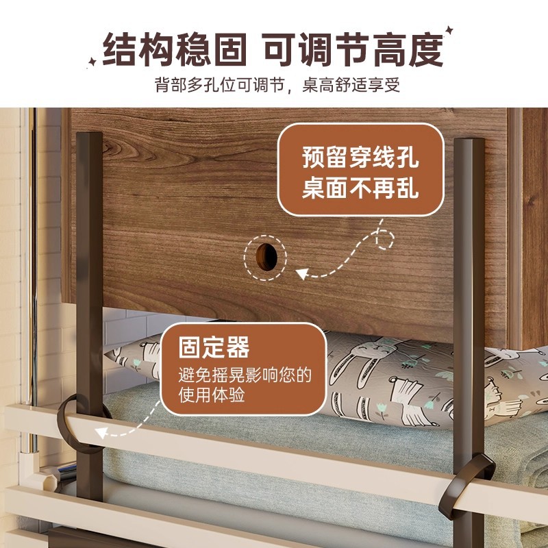 Escritorio de computadora dormitorio escritorio plegable para estudiantes universitarios escritorio de estudio simple tabla colgante de cabecera de la cama