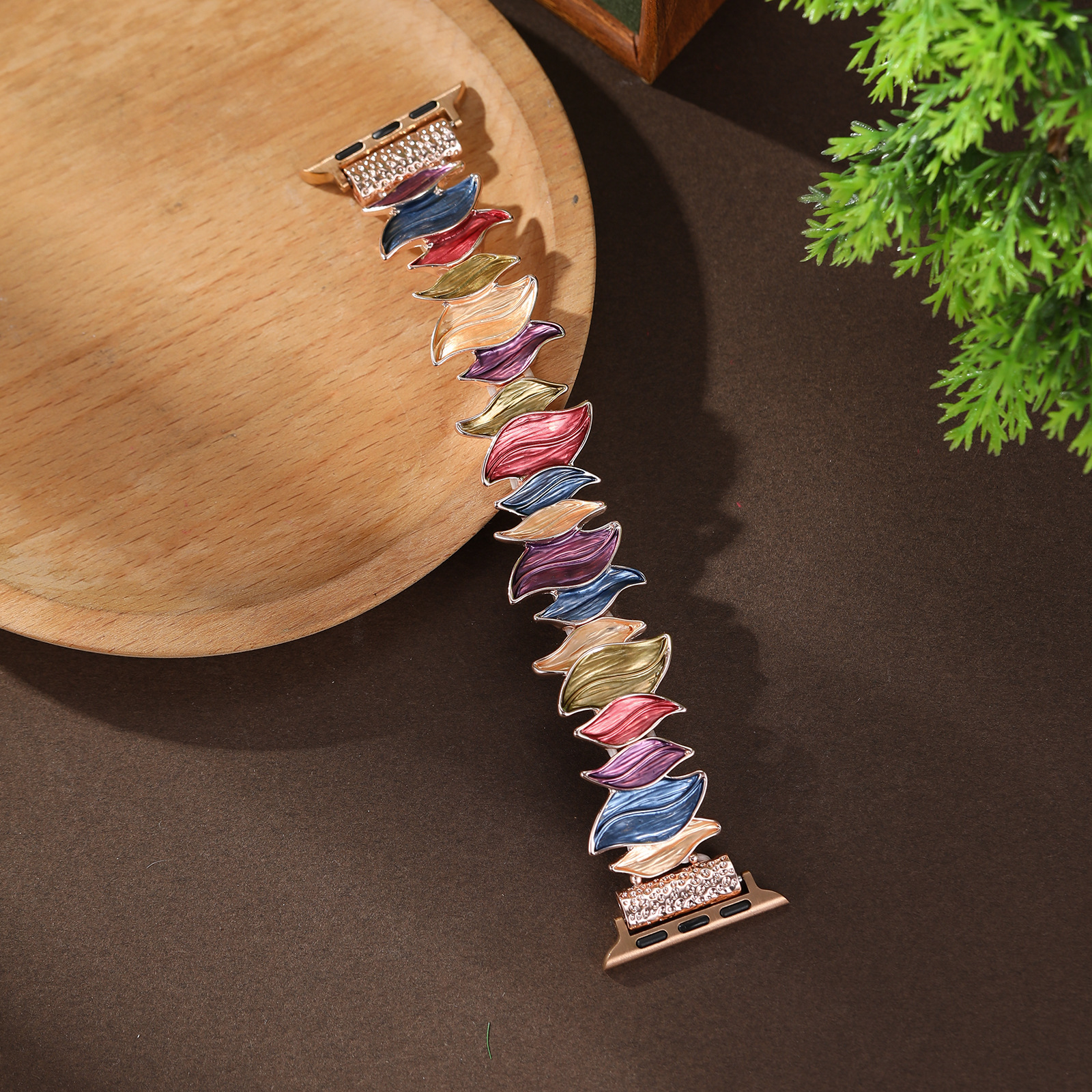 겨울 컬러풀-로즈·탄성 스트랩