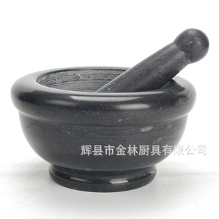 Source Factory Marble Granite Mortar Garlic Jar Garlic Grinder Granite Molcaje