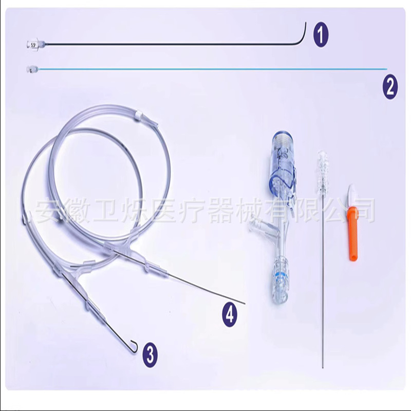 一次性子宫输卵管造影导管及附件HSC导管芯軸导丝输造影检查包邮