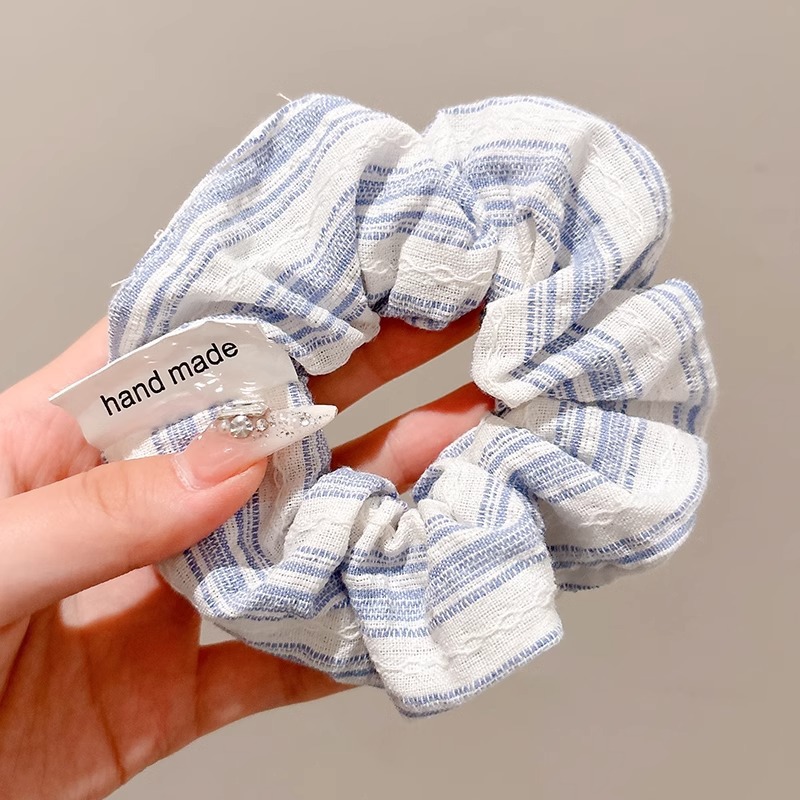 Anillo de cabello de intestino grande coreano para mujeres de alto nivel toallas cuadradas cuerdas de cabello de alta elasticidad y elásticas duraderas flojas flojas