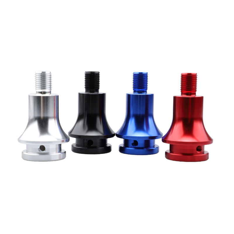 Car modification gear shift knob aluminum alloy gear shift rod thread converter gear adapter dust cover connection limiter