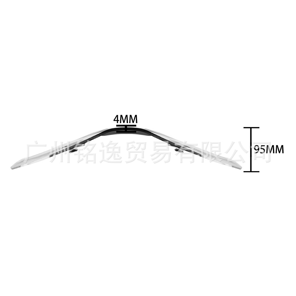 Suitable for Honda Nc750X Motorcycle Modified Windshield, Windscreen Heightening Front Windshield and Chest Protection Glass