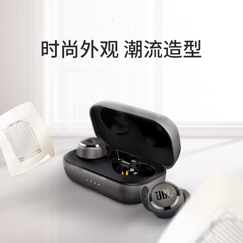 Jbl T280Tws True Wireless Bluetooth Headset In-Ear Sports Waterproof Bass Game Stereo Suitable