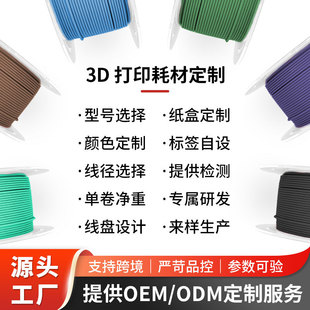 3D��ӡ�Ĳ�OEM����1.75mm����PLA����1KG�h���͟�����^��ɫ���x