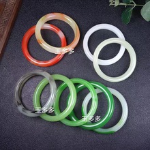 厂家批发玻璃高仿玉石手镯合成料仿翡翠 玛瑙 和田玉挂件玉器礼品