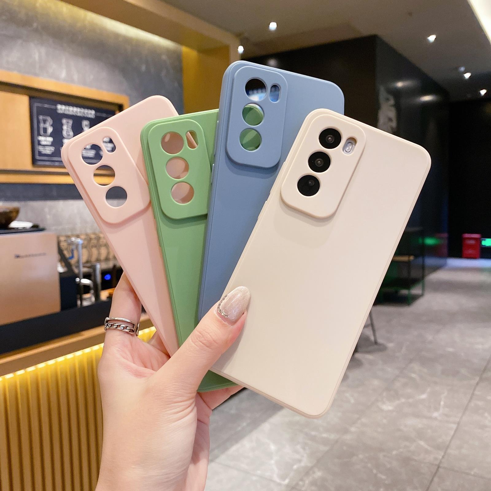 Suitable for OPPOreno13 Fine Hole All-inclusive Frosted TPU Straight Edge findX8 Protective Case K12 Rubik's Cube Phone Case