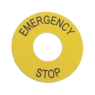 Schneider Electric Xb2B Ring Scale Board Φ60 Emergency Stop Sign (Emergency Stop)