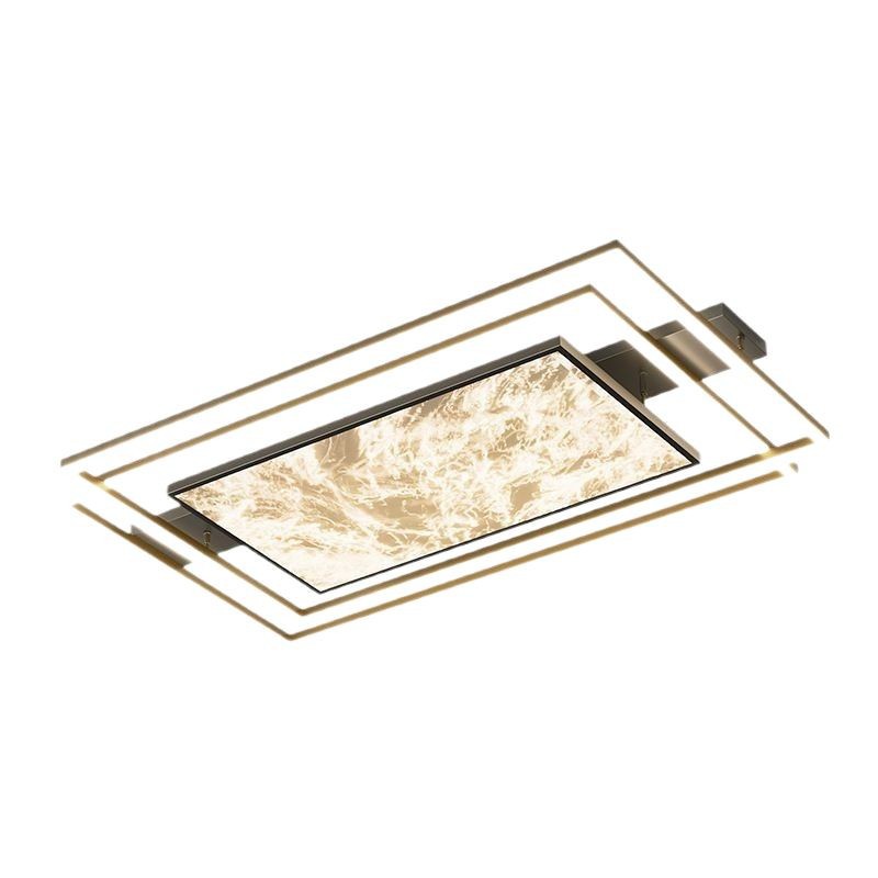 Luz de techo de la sala de estar italiana minimalista lujosa alta nube sensación de niebla luz principal de espectro completo de protección de ojos lámparas de habitación