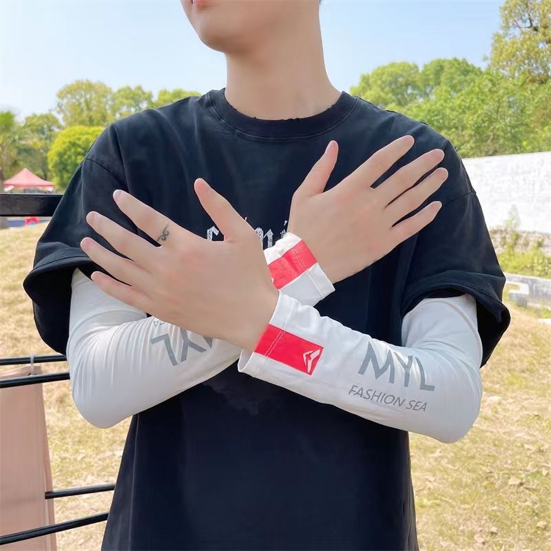 남성 MYL 아이스 실크 스타일 [레터 그레이]