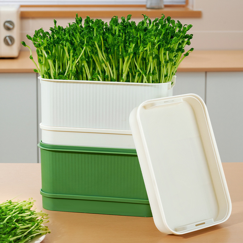 もやしポット家庭用もやし発芽機もやしプレート水育苗ポット家庭用バルコニー植え野菜発芽ポット|undefined