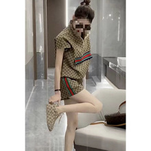 Z3J【2301人收藏】欧货2025夏季新款时尚套装女高级感洋气短袖短