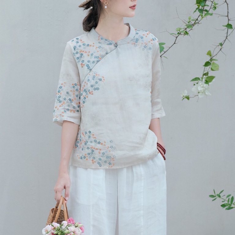 2024 New Lauri Double Printing Top