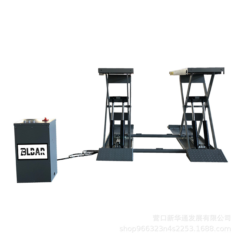 1,4 M elevador de coche ultrafino móvil pequeño elevador de tijeras reparación de automóviles eléctrico elevador hidráulico eléctrico desbloqueo