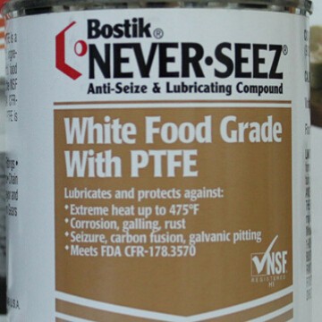 供应bostik波士胶 NEVER-SEEZ  NSWT-14白色食品级润滑脂  (400g)