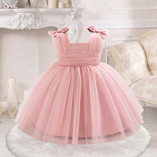 Elegant skirt, bra top, small princess costume, wedding dress, evening dress, European style