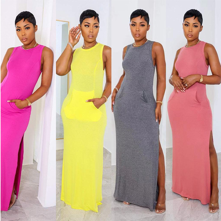 Pure original tote * 2024 spring and summer new wool vest knitted dress big name with high-end women's clothing