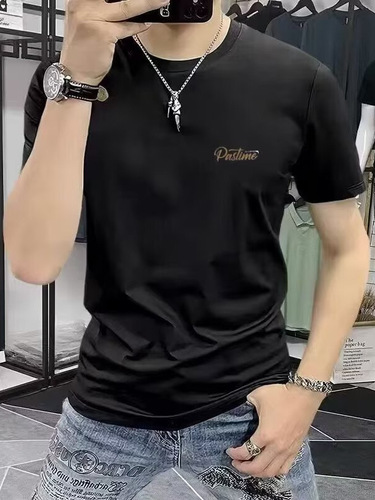 High-end American-style short-sleeved T-shirts for men, new summer couple's t-shirts, loose casual tops for men