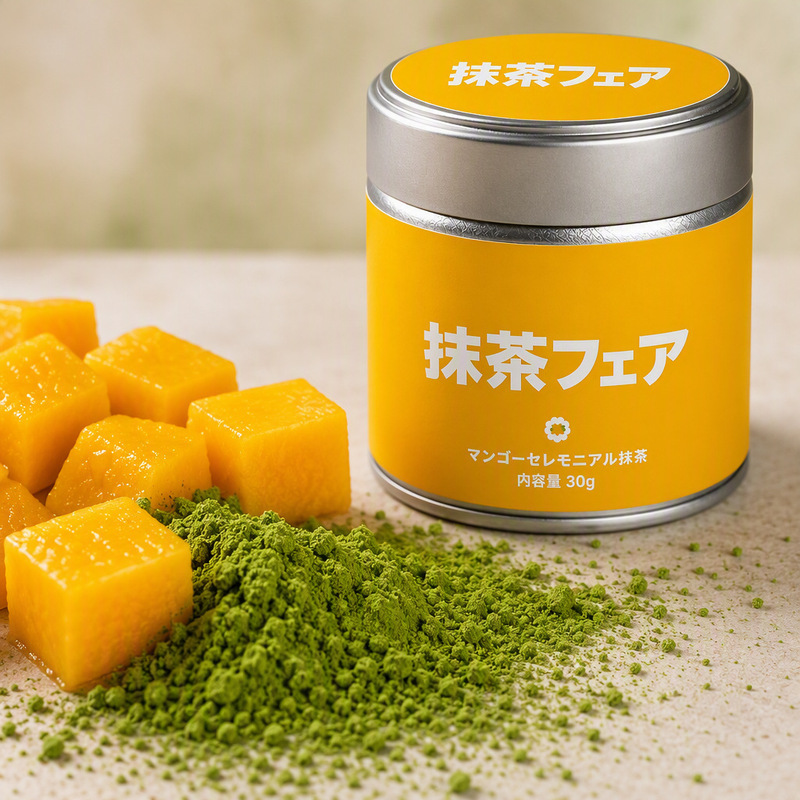 Cross-border Middle Eastern Mango Flavored Matcha Green Tea Powder Premium Mango Infused Matcha Cross-border Middle Eastern Mango Flavored Matcha Green Tea Powder Premium Mango Infused Matcha