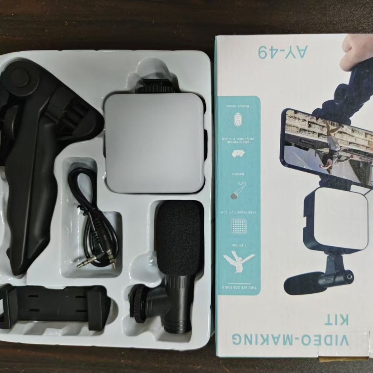 Cross-border AY49 soporte de carcasa para teléfono móvil de un solo botón