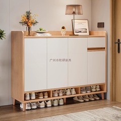 鞋柜家用门口室外过道电梯口入户大容量玄关柜2024新爆款收纳鞋架