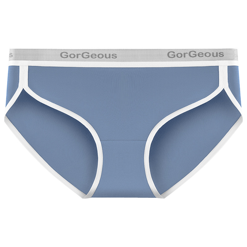 60 ropa interior modal para mujer, sin costuras, triángulo deportivo de cintura media, transpirable, niña 2024, nuevo estilo, refrescante