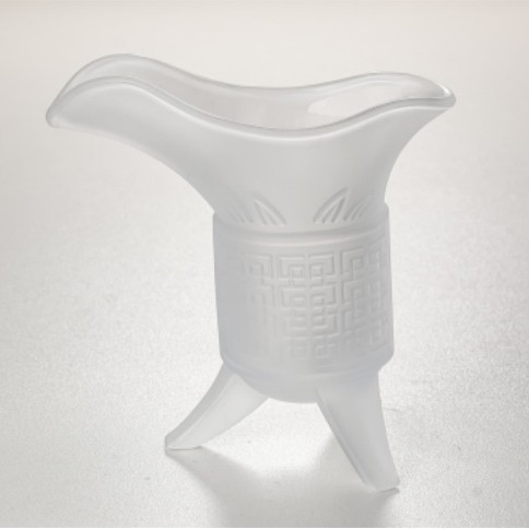 Gradiente esmerilado taza del emperador negro creativo taza antiguo casero retro taza de té de leche imperial Qin Shi taza antigua de tres patas