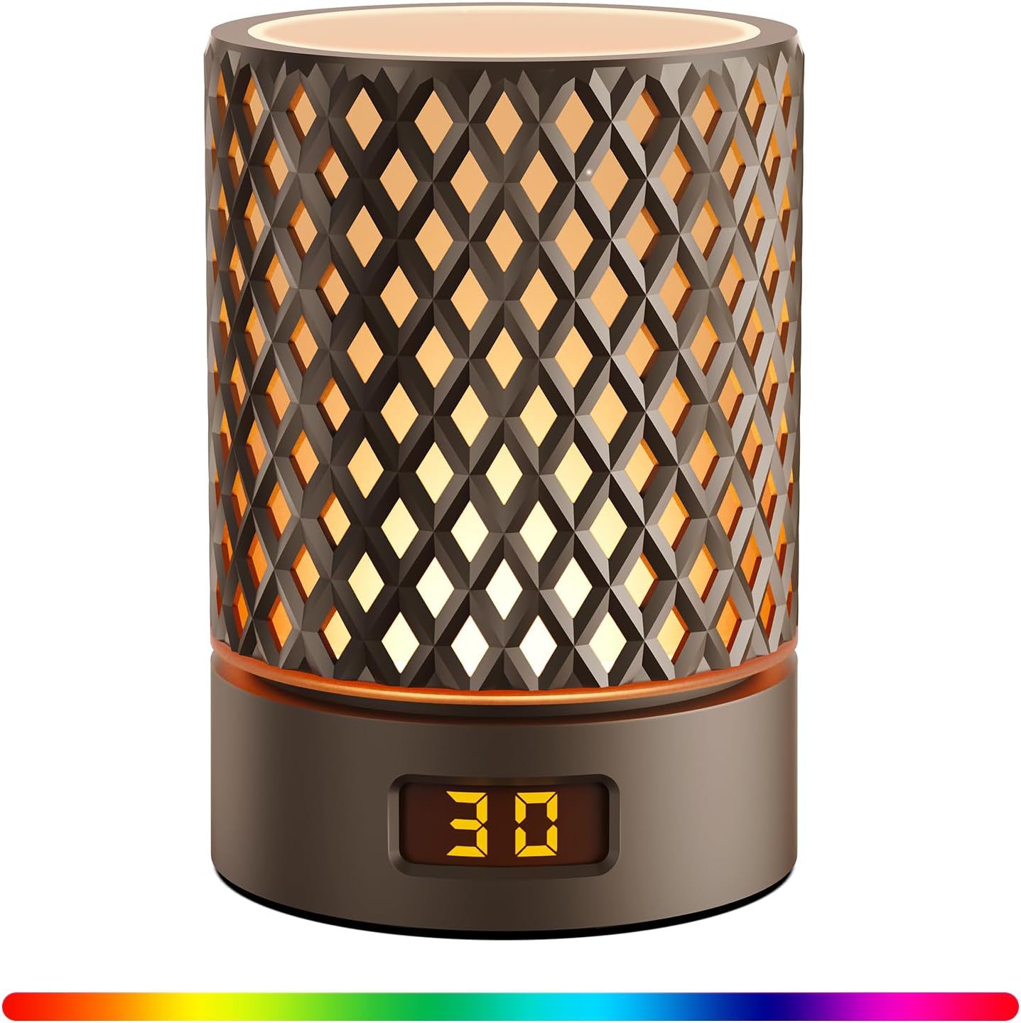 亚马逊畅跨境产品解压睡眠辅助环境光电池可充电可调光七色RGB