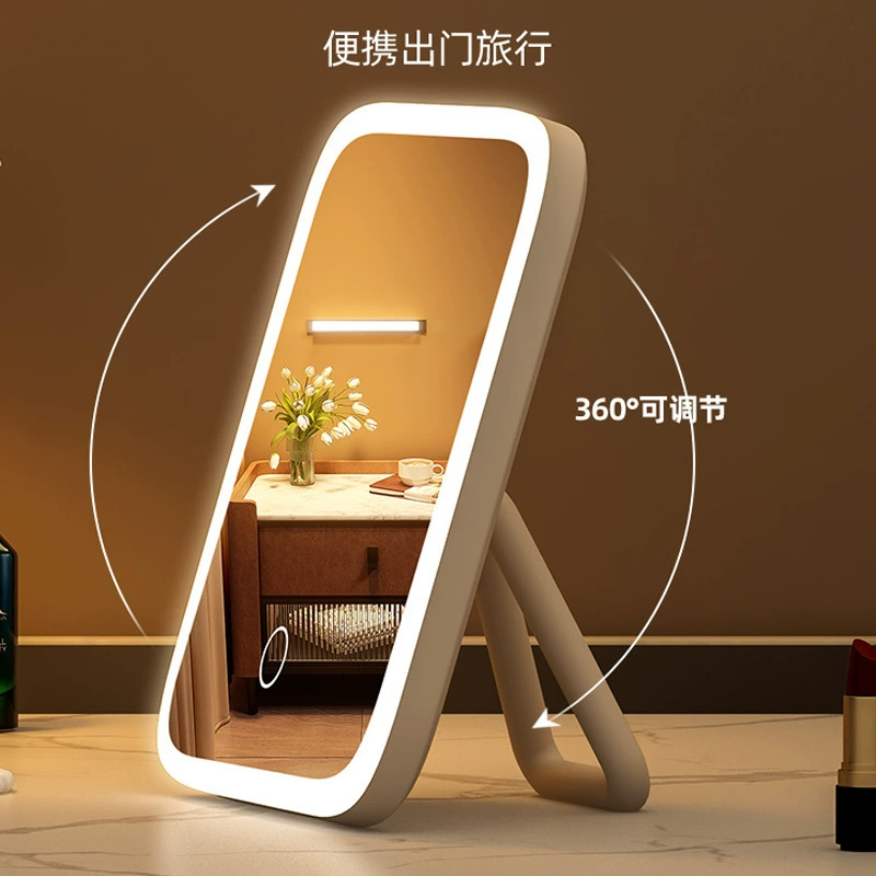 LED table handheld smart fill light with light for students, mirror