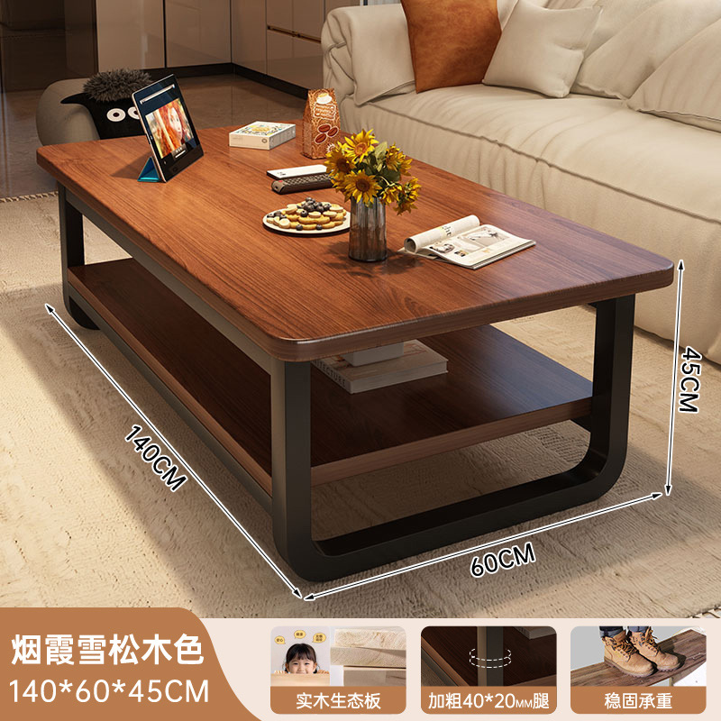 Mesa de té de estilo medieval sala de estar doméstica pequeña casa sofá mesa de té tabla pequeña 2025 nueva mesa de café simple simple