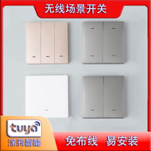 涂鸦智能 zigbee无线场景开关 免布线随意贴无线开关智能联动控制