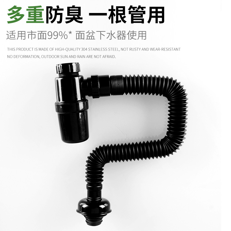 Lavabo, desodorante, desodorante, juego de desagüe negro, lavabo, desagüe, drenaje de piso, drenaje de pared