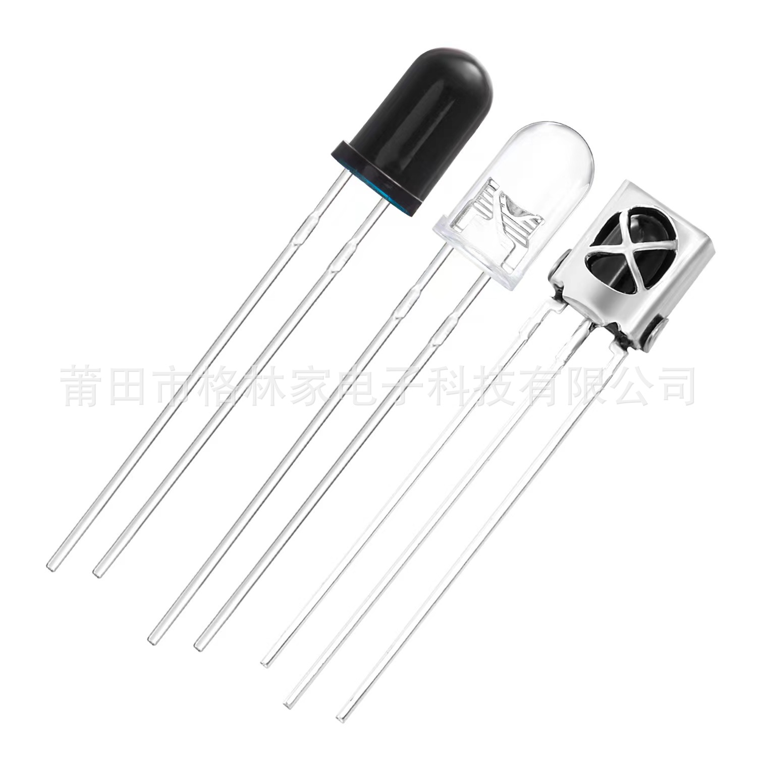 大芯片5mmIR850/940nm光电红外遥控发射接收对管F5光敏二极管插件