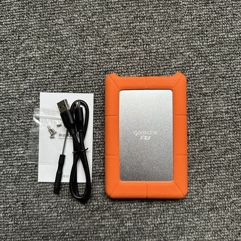 Корпус жесткого диска Ruizu Ruijing 2,5-дюйма USB3.0 для ноутбука, SSD, твердотельный диск, корпус из алюминиевого сплава, силиконовый чехол
