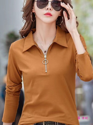 Women's Spring and Autumn New Style Long-Sleeve Collar Shirt Professional Outwear Autumn Top Outerwear Base Shirt Top