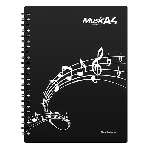 Simple student music score holder to modify notes and non-reflective coils, guitar score information book, piano practice score book