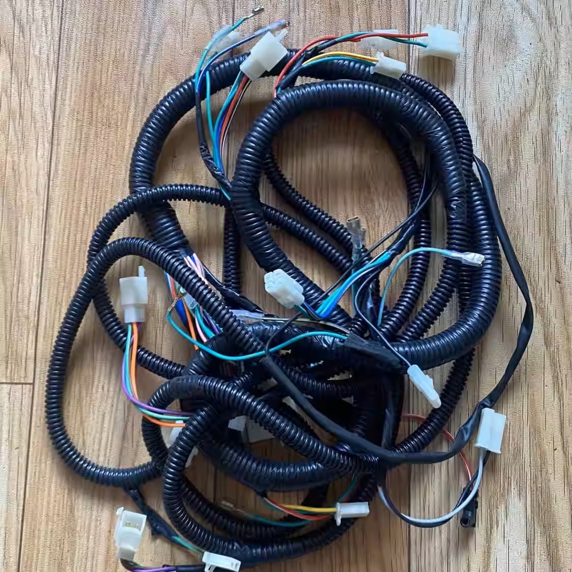 Jiangsu Zongshen gasolina línea de motocicleta de tres ruedas conjunto de línea de vehículo 200 arnés de cableado de vehículo general engrosado cable image 4