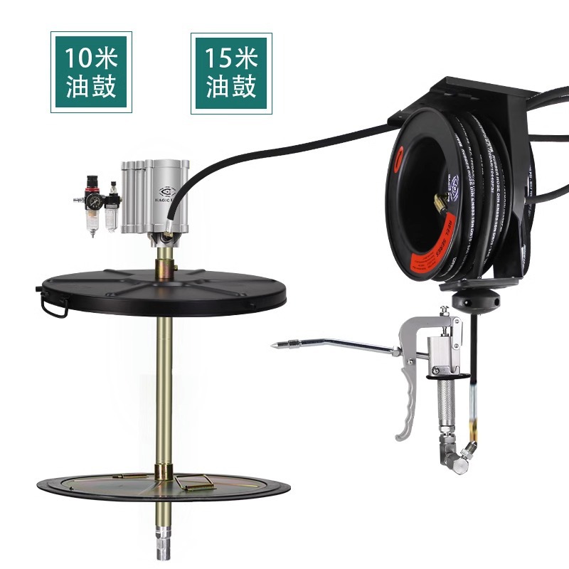 Accesorios especiales para carretilla elevadora de bobinado de tubería neumática de alta presión auto telescópico recolector de tubería máquina de bobinado de tubería de mantequilla eléctrica