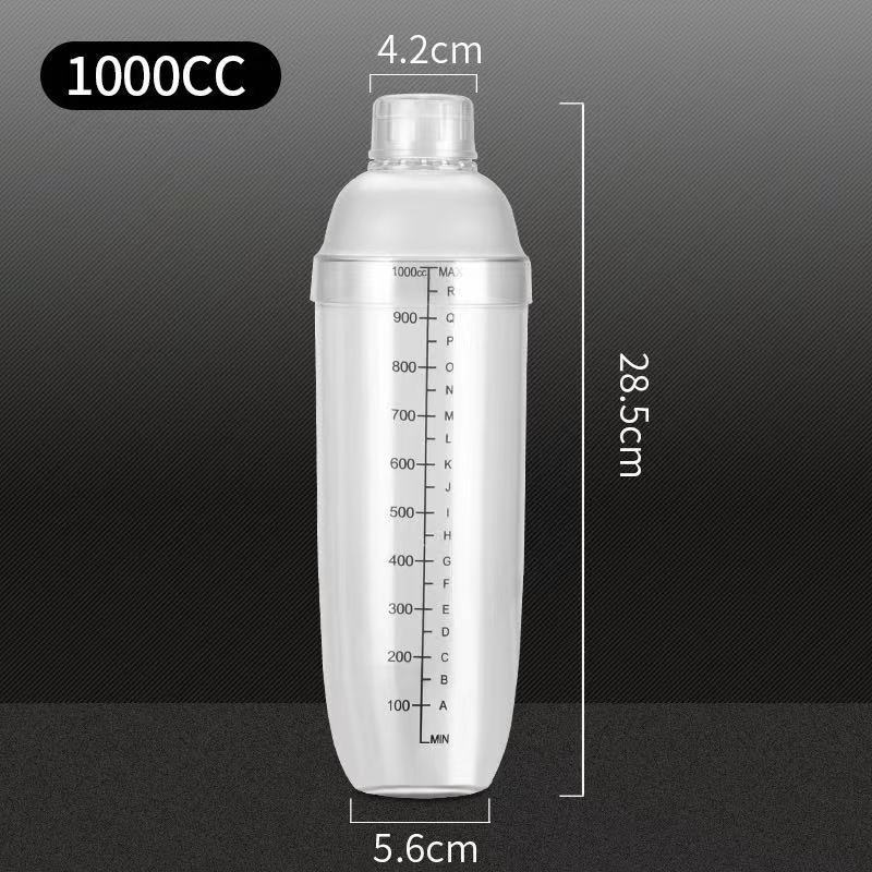 두꺼운 셰이커 컵 1000CC