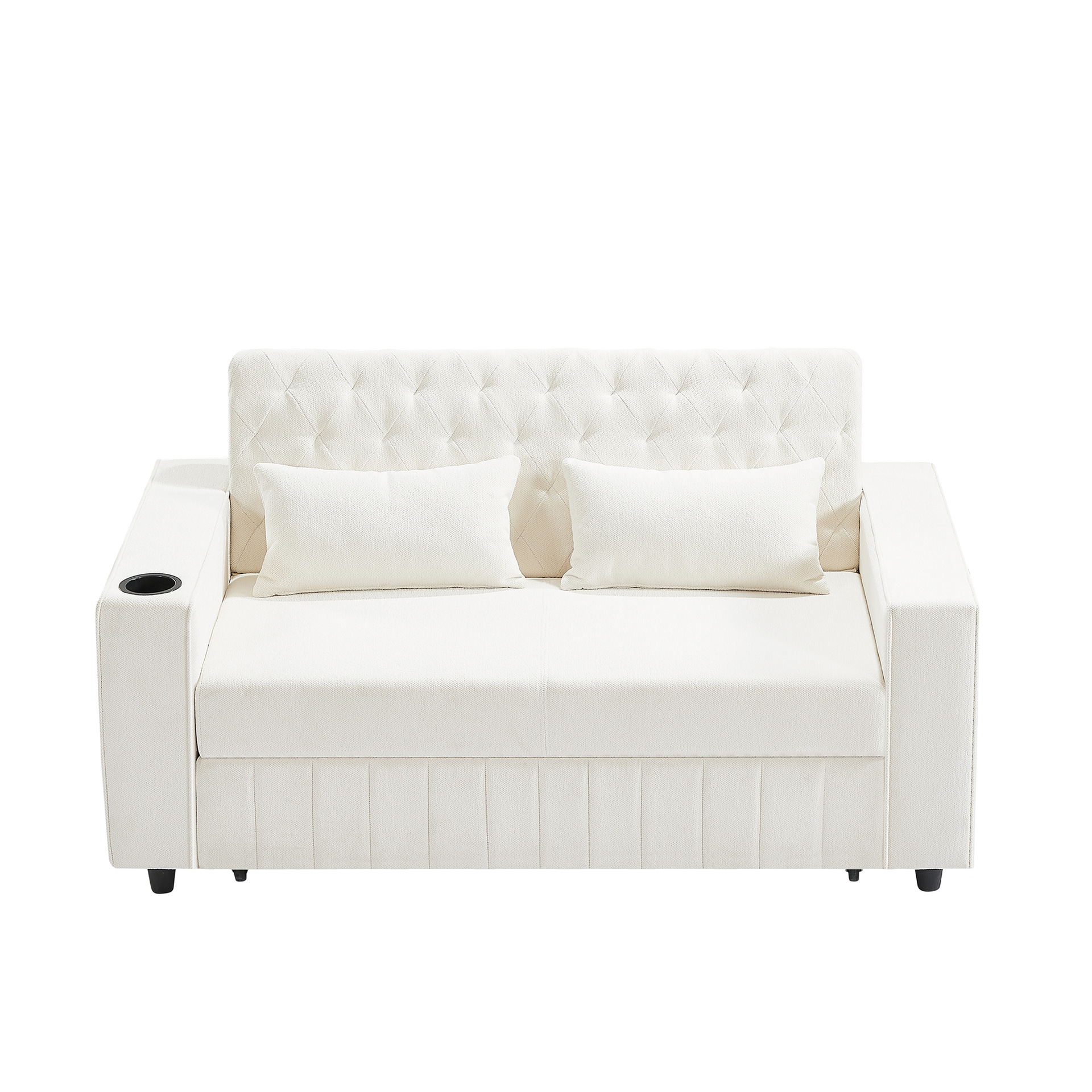 Red de celebridades, sofá cama de franela de apartamento pequeño, sala de estar de apartamento pequeño, sofá cama telescópico simple multifuncional de doble uso