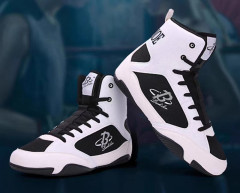 Cross-border boxing shoes, Sanda fighting training shoes, wrestling shoes, men's and women's high-top boxing shoes, wholesale children's fighting shoes