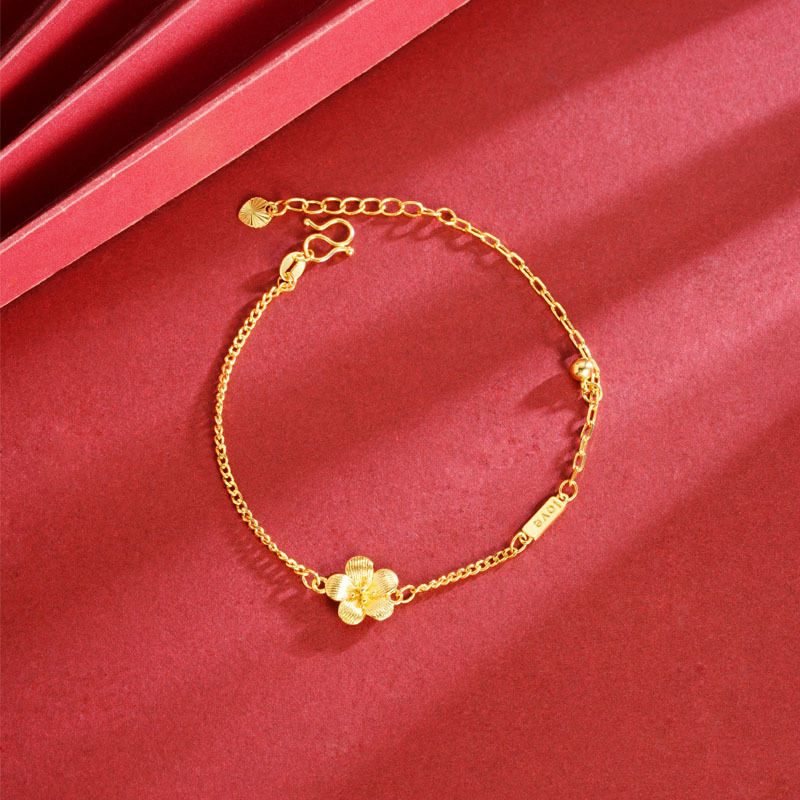 Vietnam Sha Jin LOVE letras flores pulsera pétalos de flores damas lujosas no desvanecerse de moda simple suministro de fabricantes