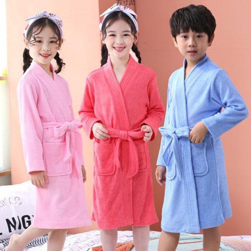 Children's Bathrobe Towel Material for Boys and Girls, Long-Sleeved Baby Thickened Bath Towel, Absorbent and Quick-Drying, Hotel Factory Wholesale Children's Bathrobe Towel Material for Boys and Girls, Long-Sleeved Baby Thickened Bath Towel, Absorbent and Quick-Drying, Hotel Factory Wholesale
