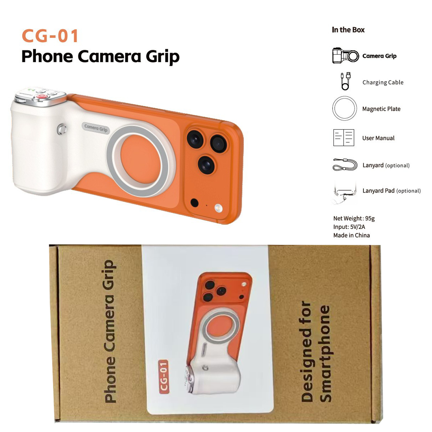 CG01 Magnetic Pulsator sin luz - Blanco